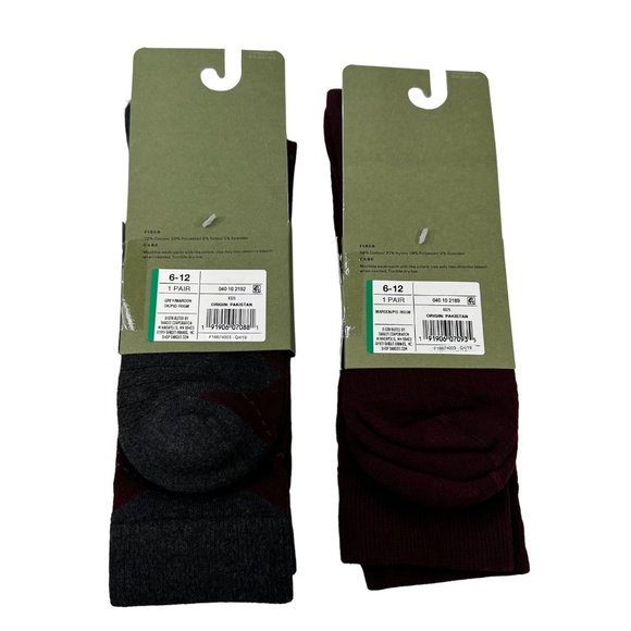 Goodfellow And Co Men's Size 6-12 Socks Premium Dress Crew 2 Pair New - Picture 2 of 7